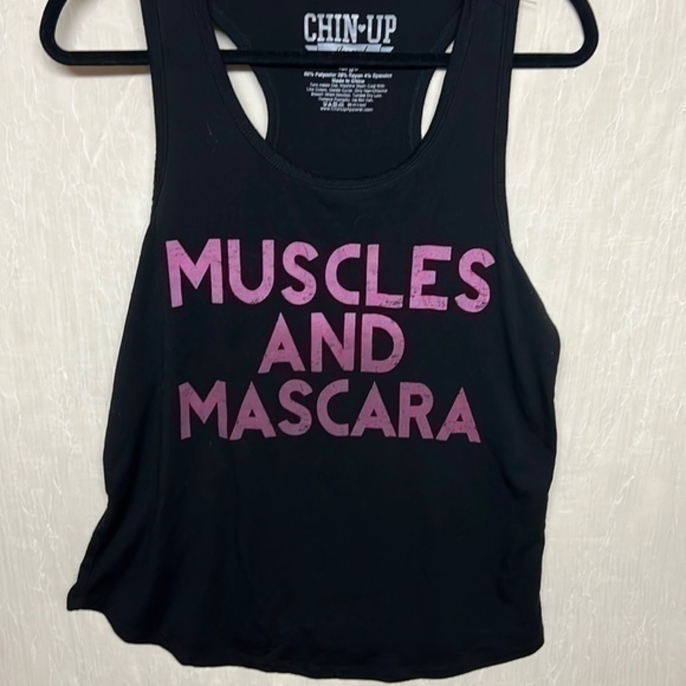 Target Tank Top, Size L, Juniors, Workout Tank, Black & Purple - Picture 2 of 4